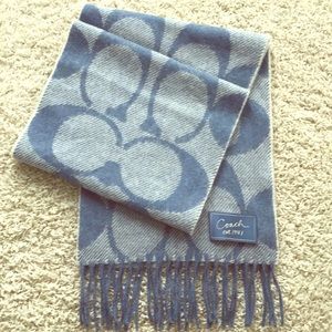 Coach wool-cashmere scarf